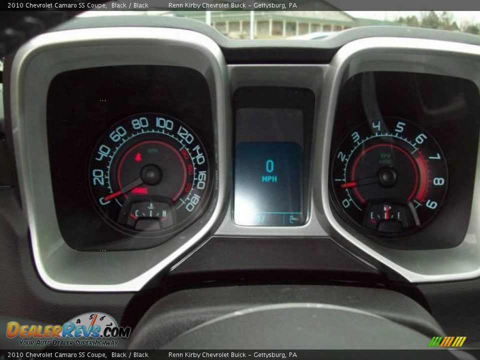 2010 Chevrolet Camaro SS Coupe Black / Black Photo #17