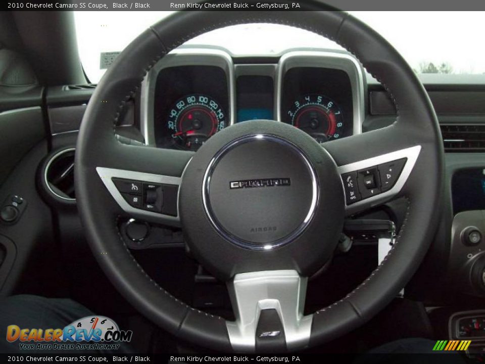 2010 Chevrolet Camaro SS Coupe Black / Black Photo #19