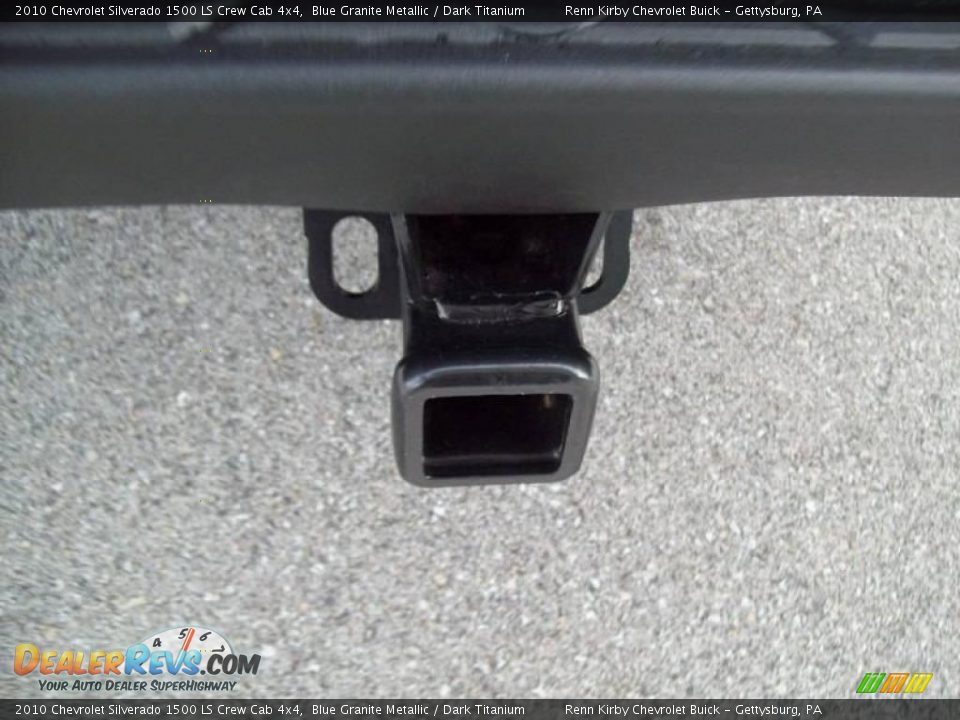 2010 Chevrolet Silverado 1500 LS Crew Cab 4x4 Blue Granite Metallic / Dark Titanium Photo #8
