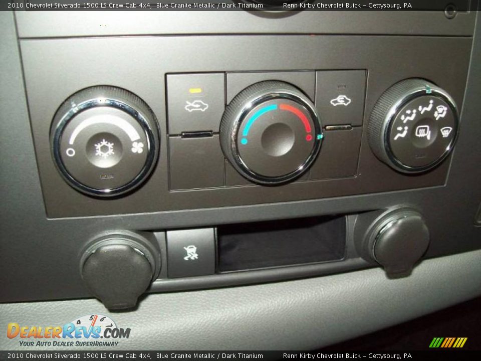 2010 Chevrolet Silverado 1500 LS Crew Cab 4x4 Blue Granite Metallic / Dark Titanium Photo #22