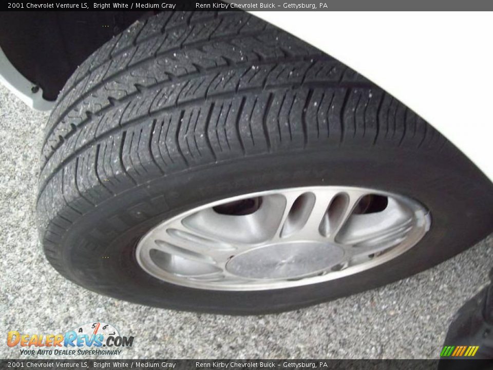 2001 Chevrolet Venture LS Bright White / Medium Gray Photo #4