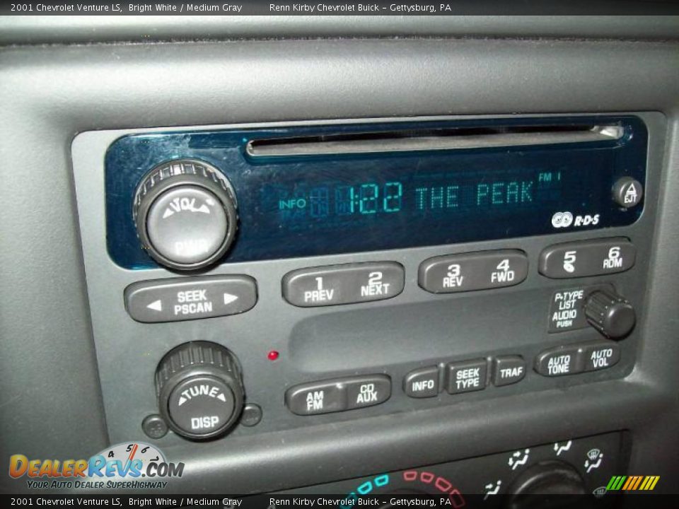 2001 Chevrolet Venture LS Bright White / Medium Gray Photo #8