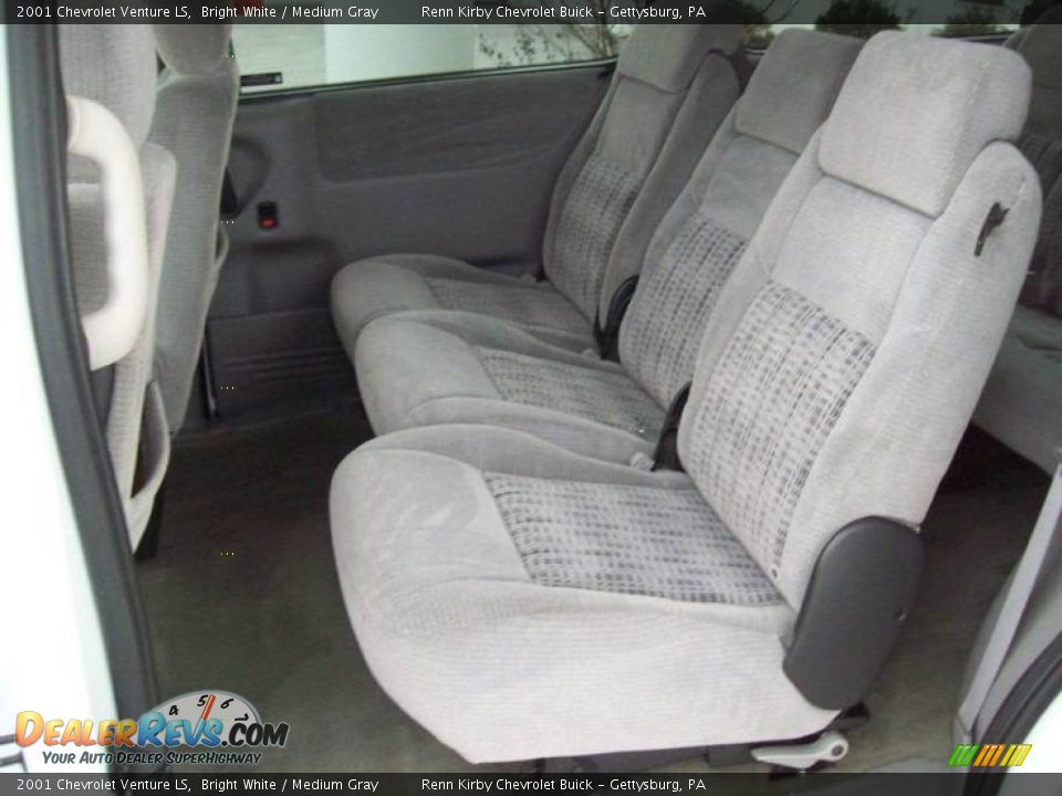 2001 Chevrolet Venture LS Bright White / Medium Gray Photo #9