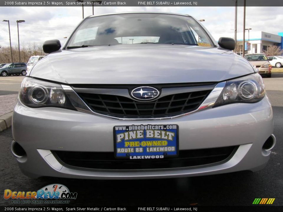 2008 Subaru Impreza 2.5i Wagon Spark Silver Metallic / Carbon Black Photo #2