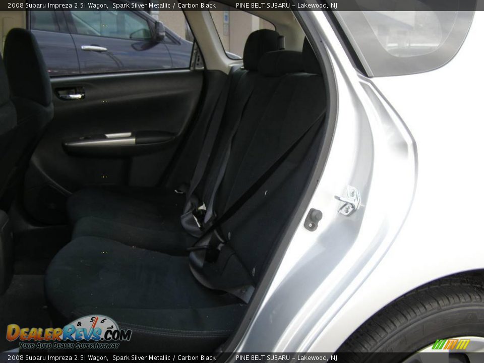 2008 Subaru Impreza 2.5i Wagon Spark Silver Metallic / Carbon Black Photo #6