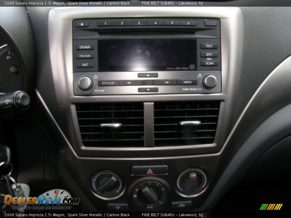 2008 Subaru Impreza 2.5i Wagon Spark Silver Metallic / Carbon Black Photo #11