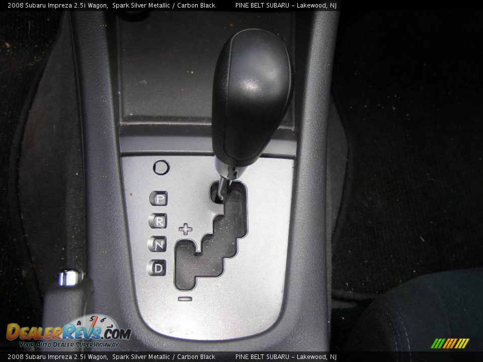2008 Subaru Impreza 2.5i Wagon Spark Silver Metallic / Carbon Black Photo #12