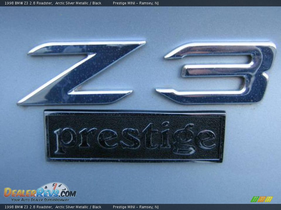 1998 BMW Z3 2.8 Roadster Arctic Silver Metallic / Black Photo #4