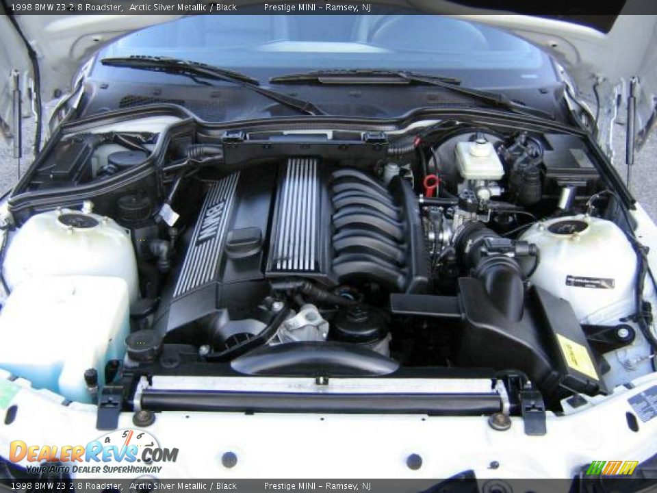 1998 BMW Z3 2.8 Roadster Arctic Silver Metallic / Black Photo #5