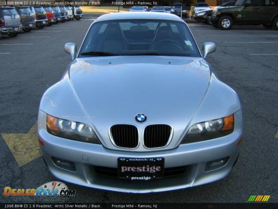 1998 BMW Z3 2.8 Roadster Arctic Silver Metallic / Black Photo #14