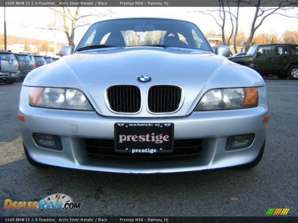 1998 BMW Z3 2.8 Roadster Arctic Silver Metallic / Black Photo #15