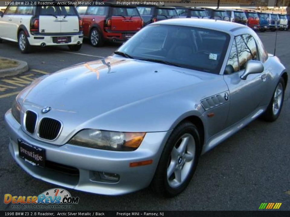 1998 BMW Z3 2.8 Roadster Arctic Silver Metallic / Black Photo #16