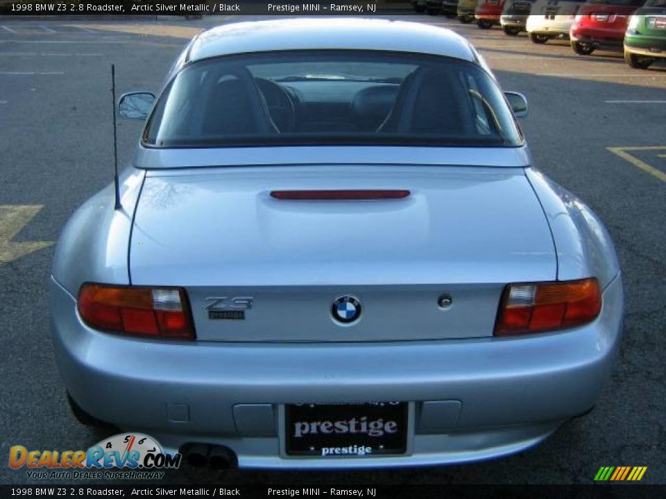 1998 BMW Z3 2.8 Roadster Arctic Silver Metallic / Black Photo #18