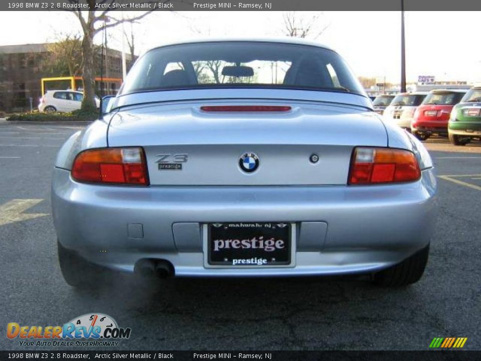 1998 BMW Z3 2.8 Roadster Arctic Silver Metallic / Black Photo #19