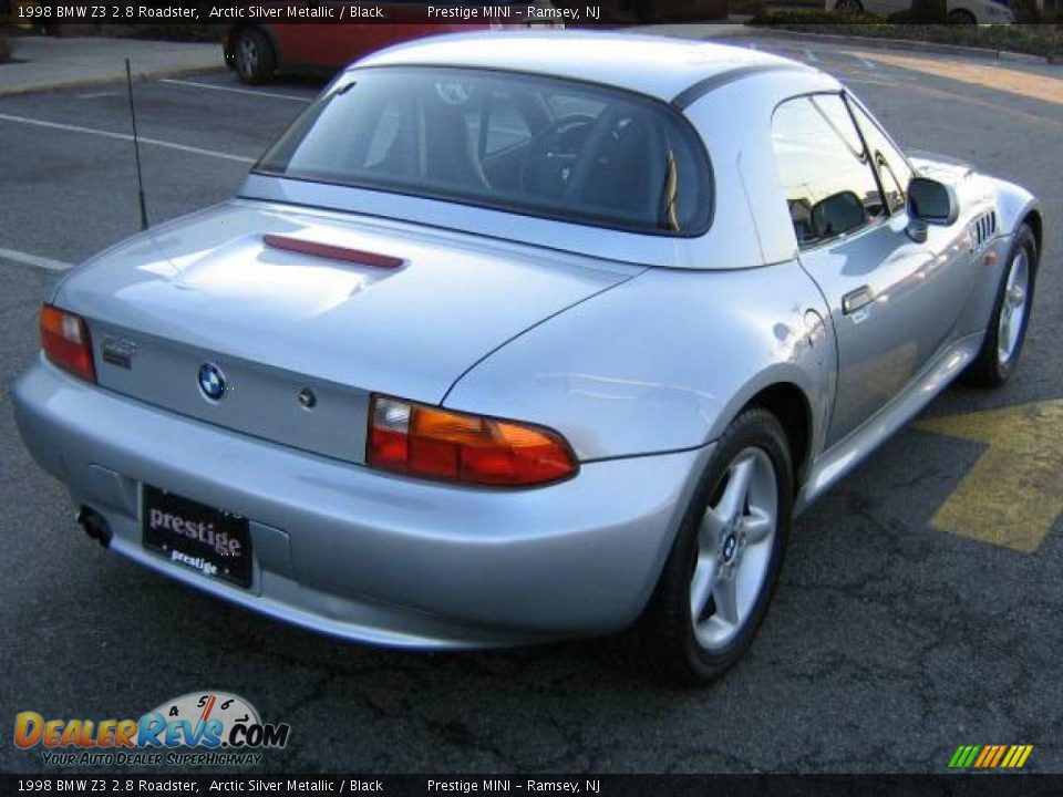1998 BMW Z3 2.8 Roadster Arctic Silver Metallic / Black Photo #20