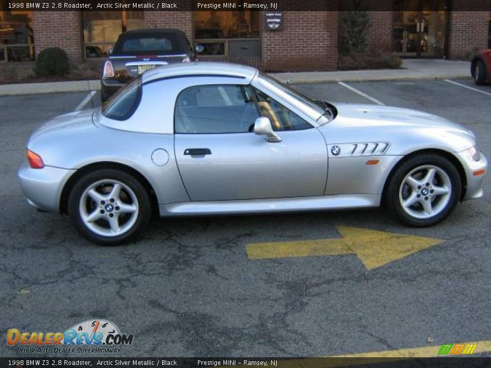 1998 BMW Z3 2.8 Roadster Arctic Silver Metallic / Black Photo #21