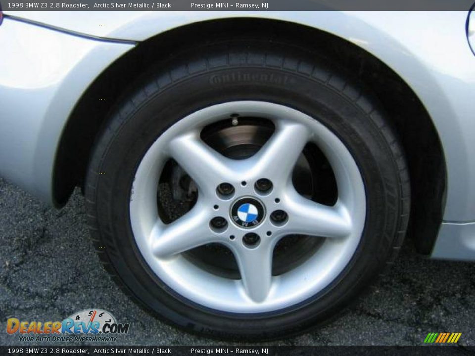 1998 BMW Z3 2.8 Roadster Arctic Silver Metallic / Black Photo #27