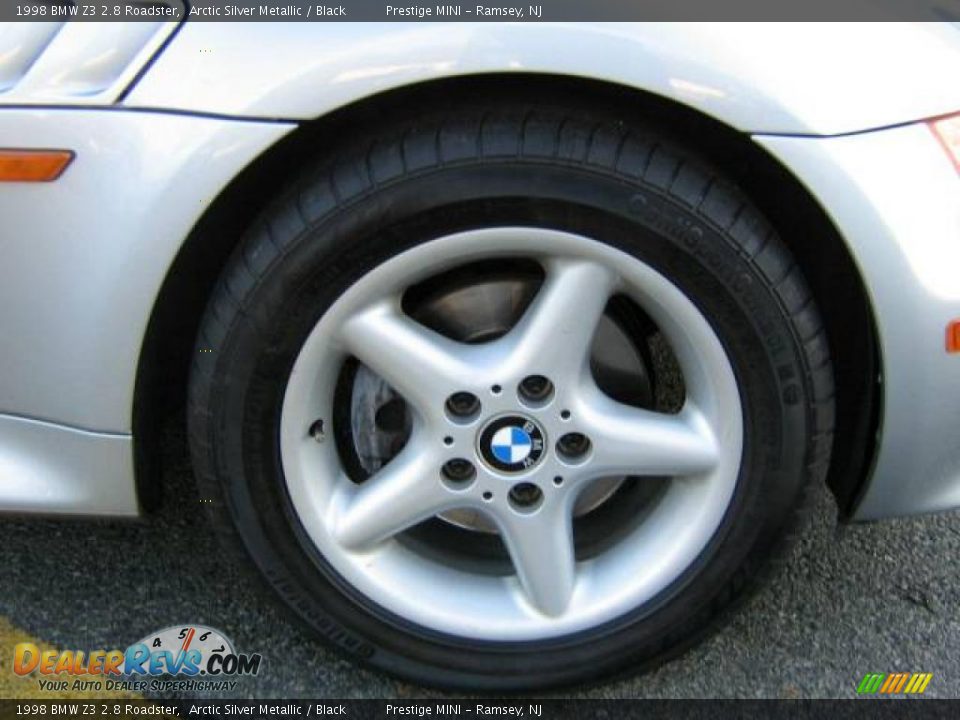 1998 BMW Z3 2.8 Roadster Arctic Silver Metallic / Black Photo #28