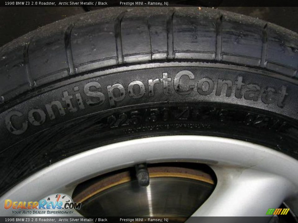 1998 BMW Z3 2.8 Roadster Arctic Silver Metallic / Black Photo #33