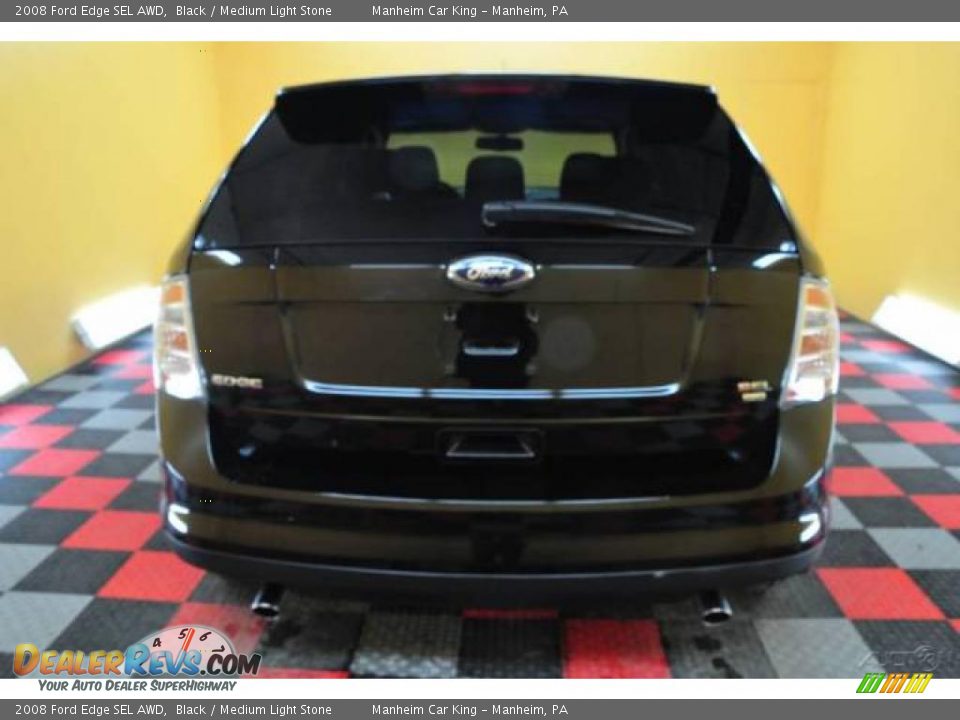 2008 Ford Edge SEL AWD Black / Medium Light Stone Photo #5