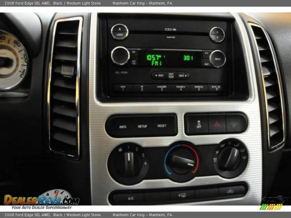 2008 Ford Edge SEL AWD Black / Medium Light Stone Photo #8