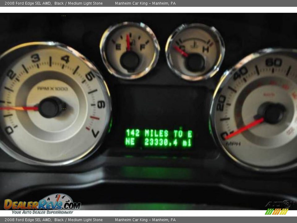 2008 Ford Edge SEL AWD Black / Medium Light Stone Photo #9