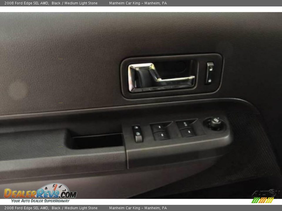 2008 Ford Edge SEL AWD Black / Medium Light Stone Photo #11