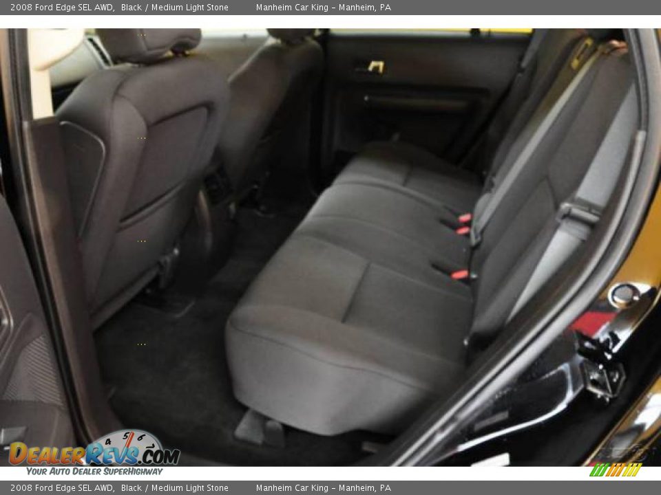 2008 Ford Edge SEL AWD Black / Medium Light Stone Photo #13