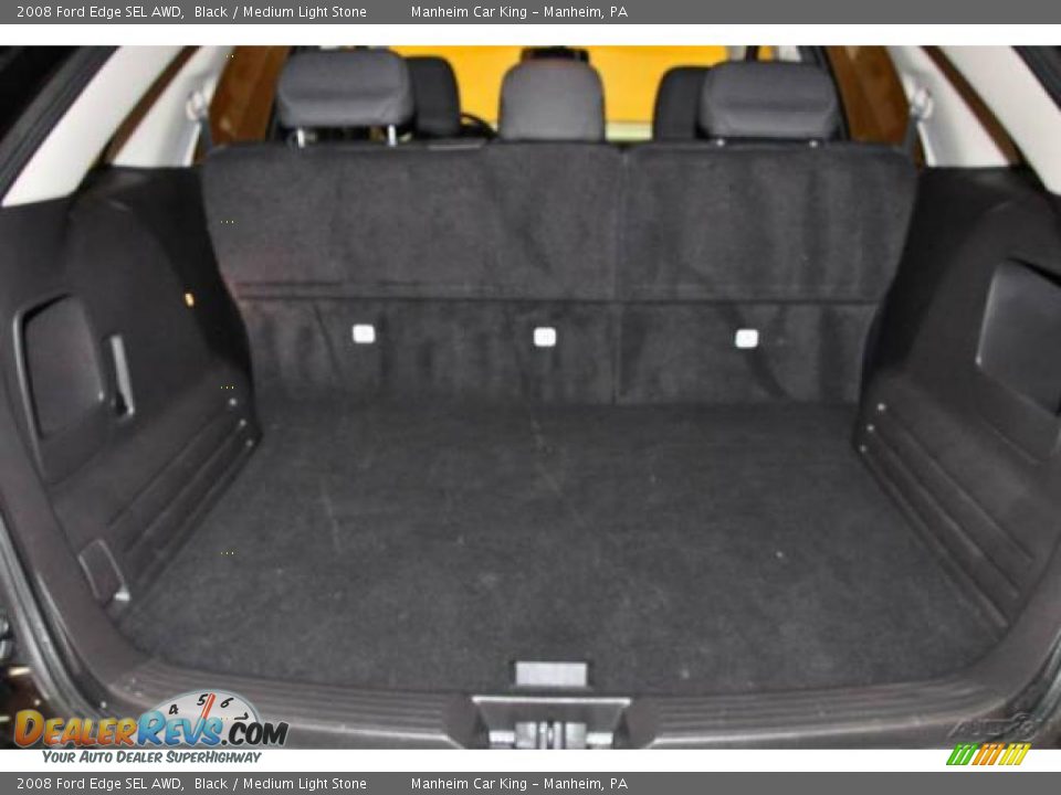 2008 Ford Edge SEL AWD Black / Medium Light Stone Photo #14