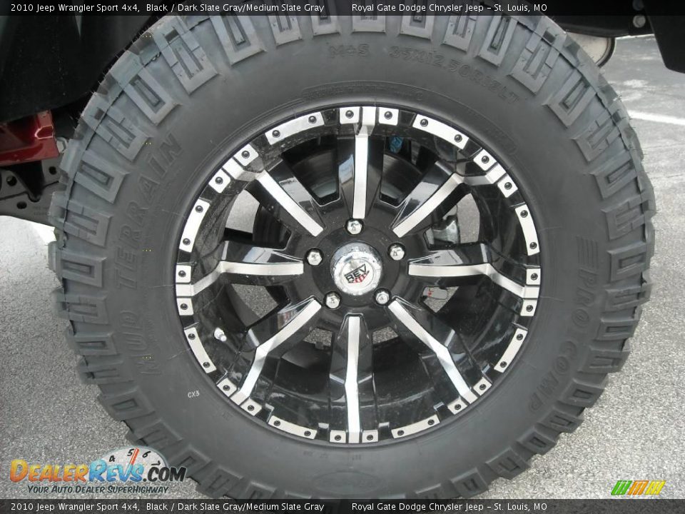 2010 Jeep Wrangler Sport 4x4 Black / Dark Slate Gray/Medium Slate Gray Photo #10
