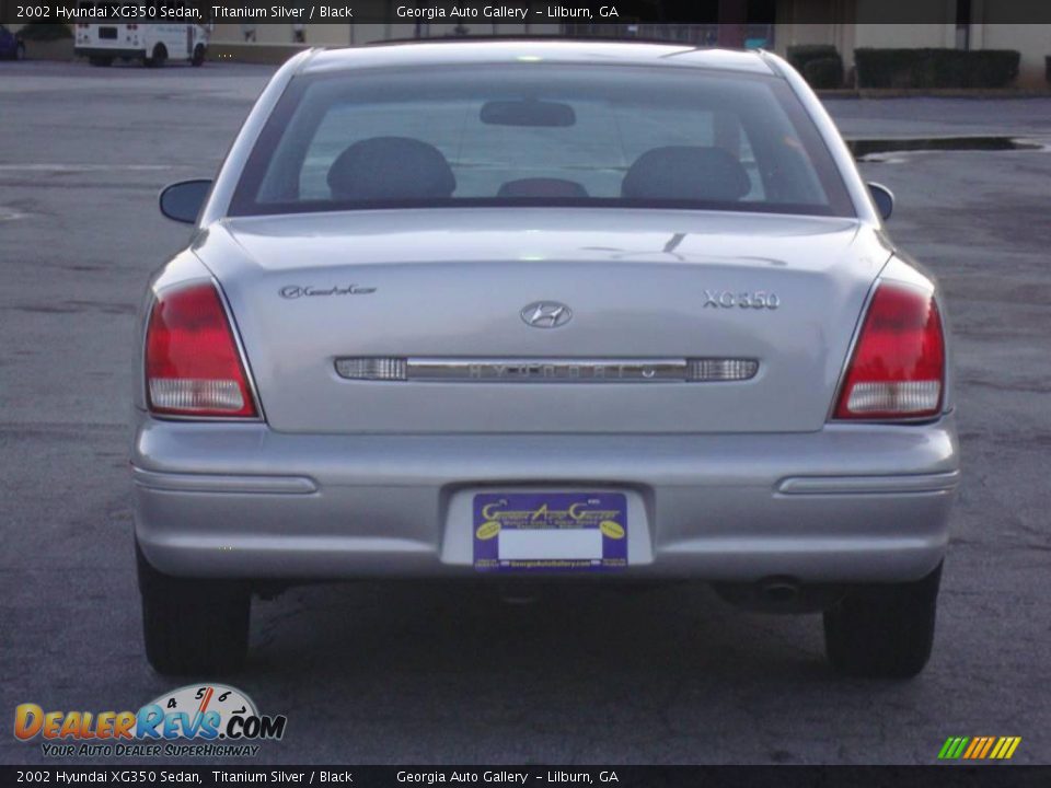 2002 Hyundai XG350 Sedan Titanium Silver / Black Photo #8