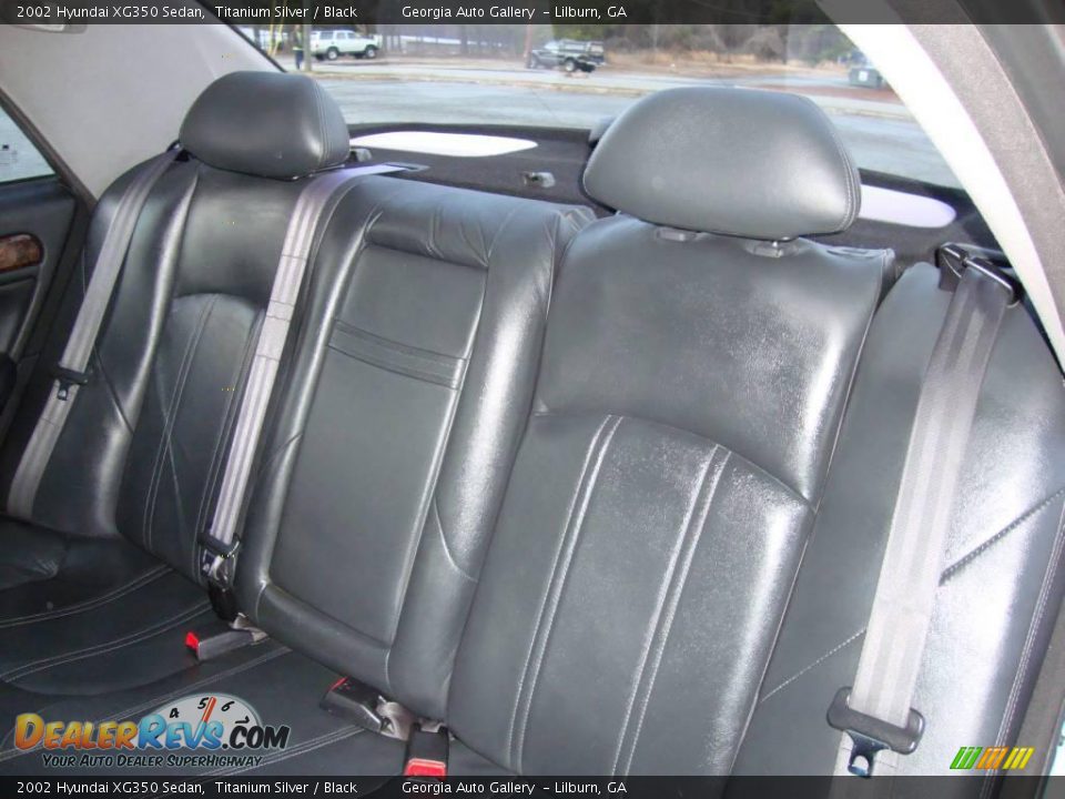 2002 Hyundai XG350 Sedan Titanium Silver / Black Photo #20