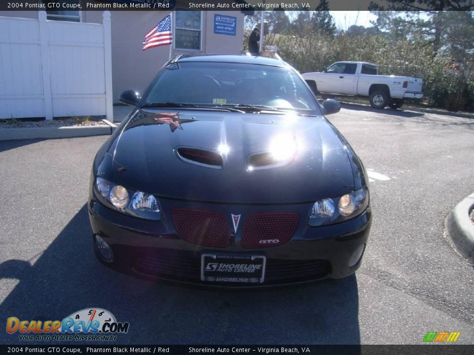 2004 Pontiac GTO Coupe Phantom Black Metallic / Red Photo #1