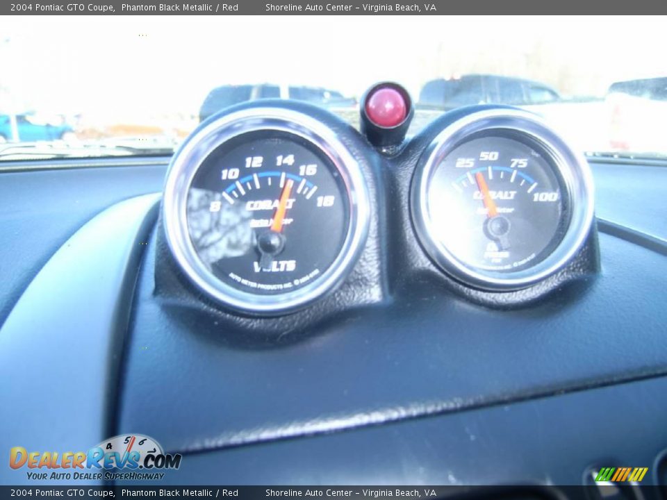2004 Pontiac GTO Coupe Phantom Black Metallic / Red Photo #22