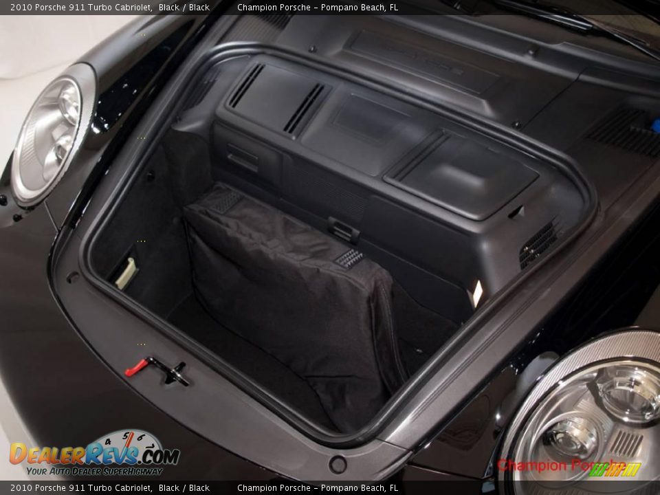 2010 Porsche 911 Turbo Cabriolet Black / Black Photo #18