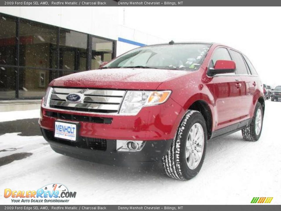 2009 Ford Edge SEL AWD Redfire Metallic / Charcoal Black Photo #2