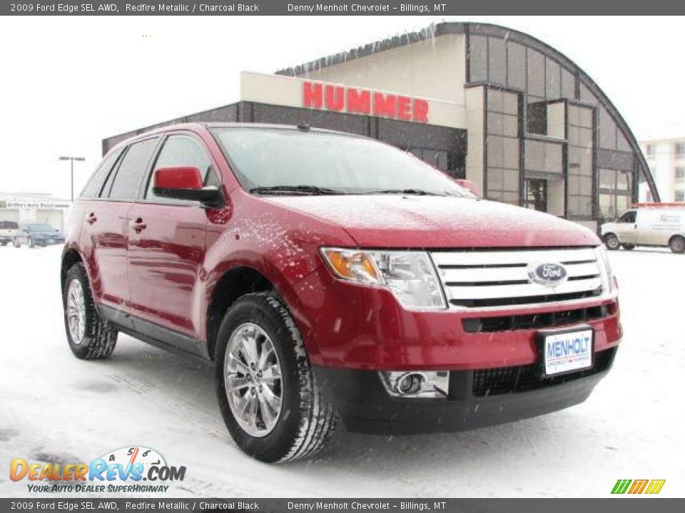 2009 Ford Edge SEL AWD Redfire Metallic / Charcoal Black Photo #3