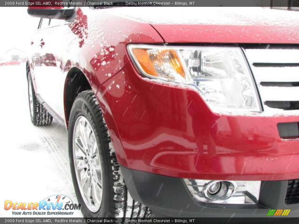 2009 Ford Edge SEL AWD Redfire Metallic / Charcoal Black Photo #4