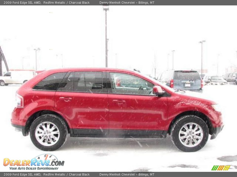 2009 Ford Edge SEL AWD Redfire Metallic / Charcoal Black Photo #5