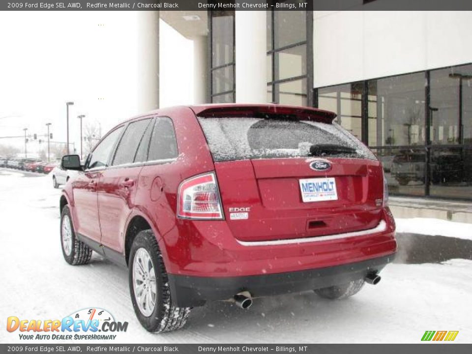 2009 Ford Edge SEL AWD Redfire Metallic / Charcoal Black Photo #7