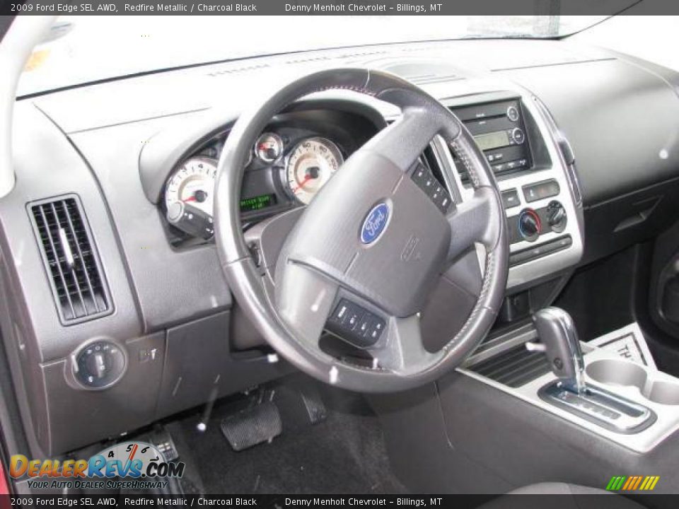 2009 Ford Edge SEL AWD Redfire Metallic / Charcoal Black Photo #11
