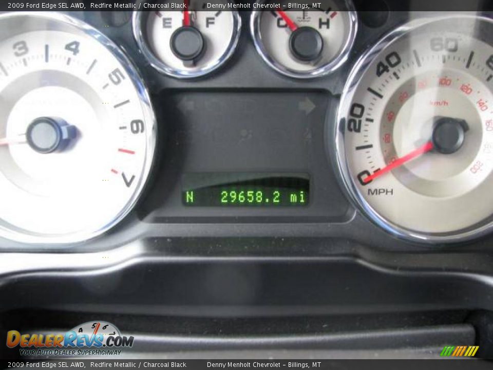 2009 Ford Edge SEL AWD Redfire Metallic / Charcoal Black Photo #14
