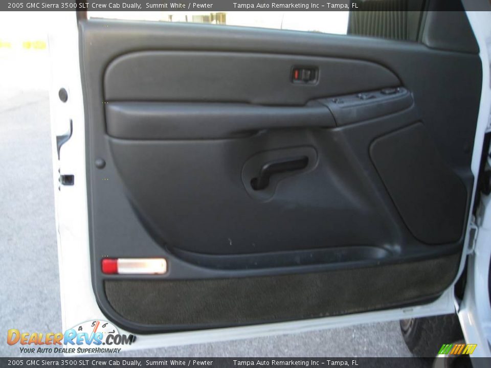 2005 GMC Sierra 3500 SLT Crew Cab Dually Summit White / Pewter Photo #18