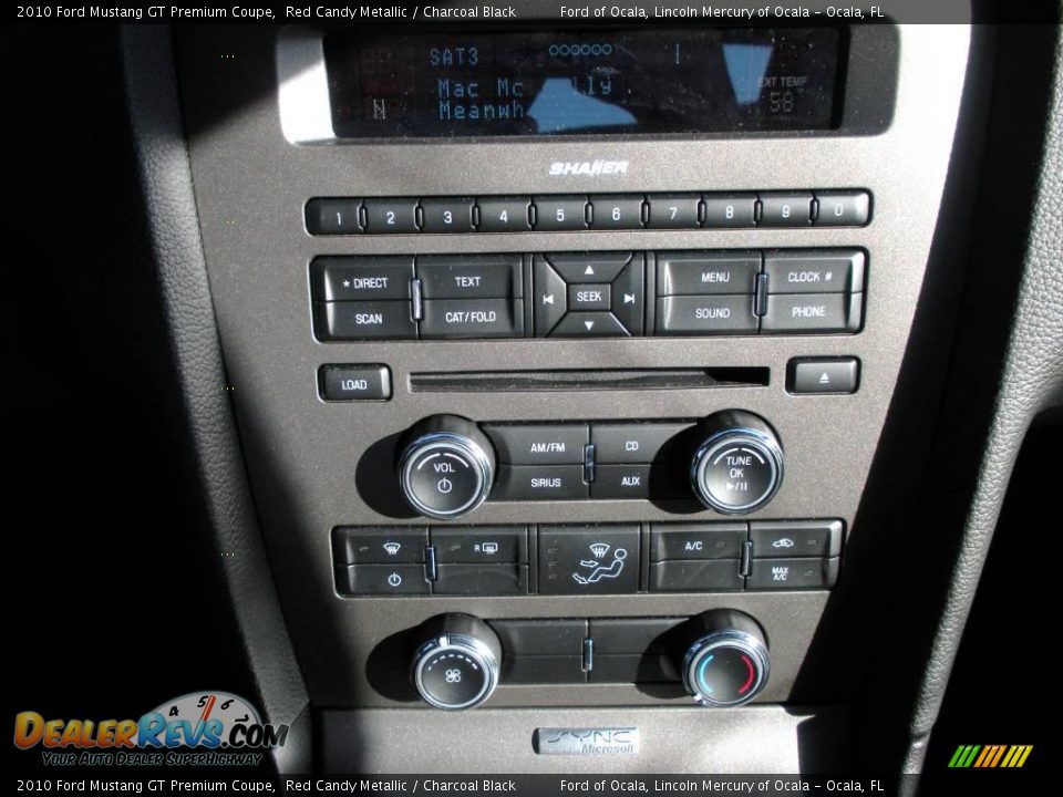 2010 Ford Mustang GT Premium Coupe Red Candy Metallic / Charcoal Black Photo #7