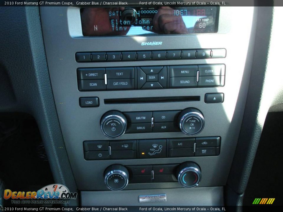 2010 Ford Mustang GT Premium Coupe Grabber Blue / Charcoal Black Photo #7