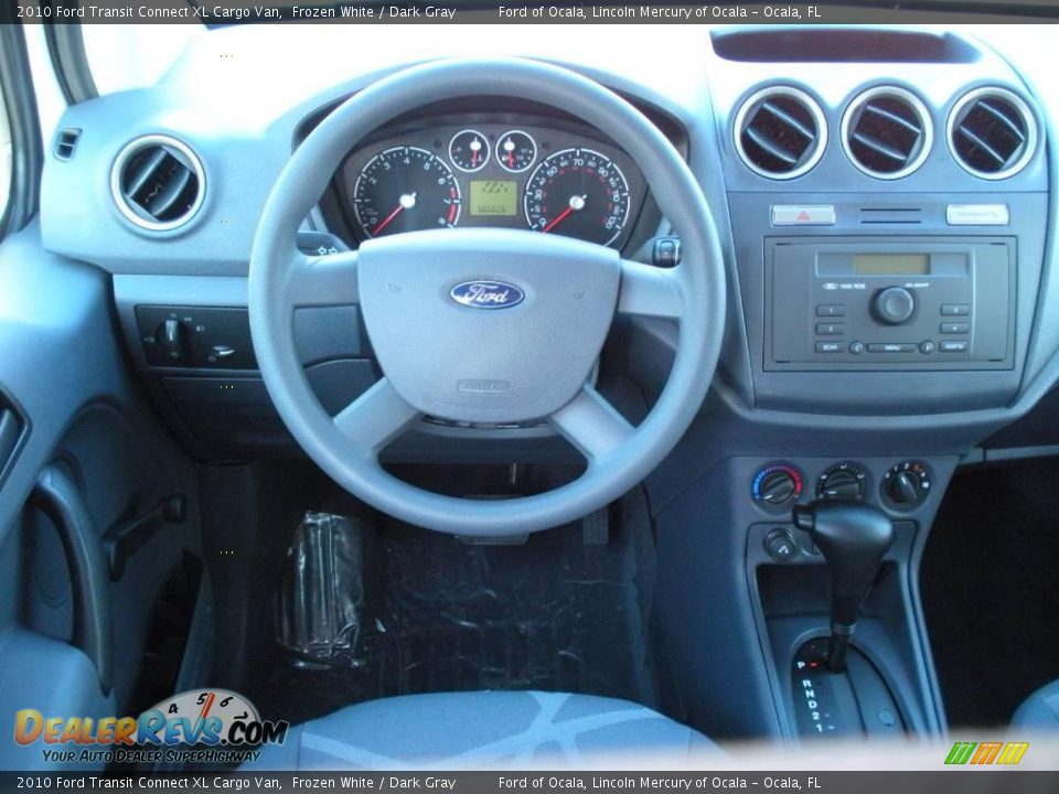 2010 Ford Transit Connect XL Cargo Van Frozen White / Dark Gray Photo #5