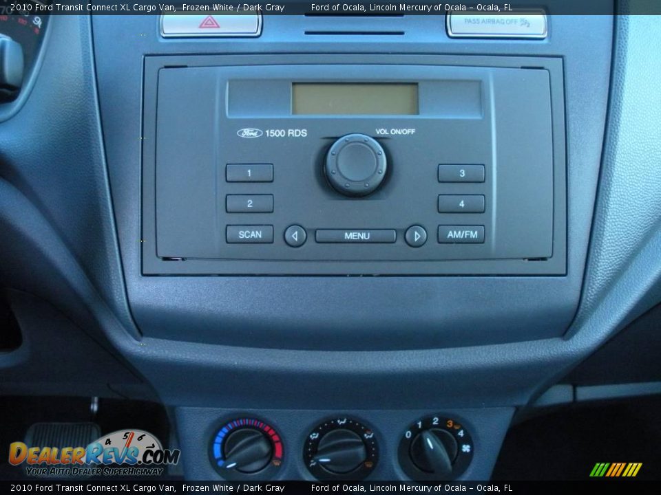 2010 Ford Transit Connect XL Cargo Van Frozen White / Dark Gray Photo #6