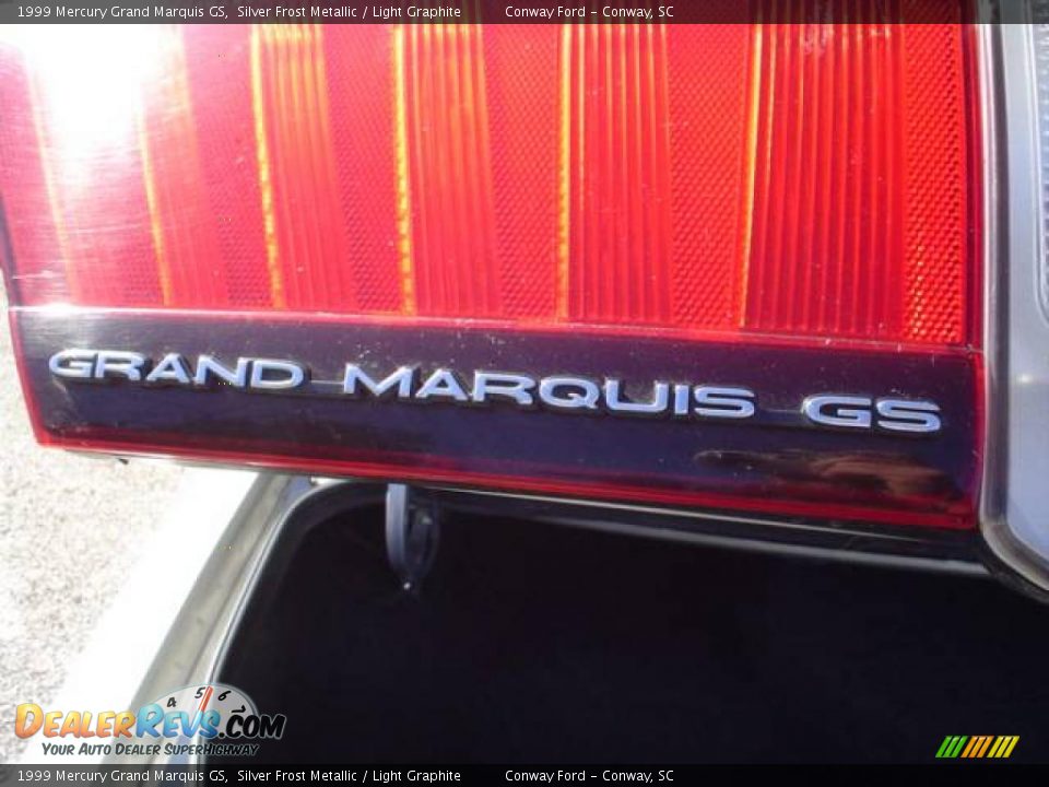 1999 Mercury Grand Marquis GS Silver Frost Metallic / Light Graphite Photo #13