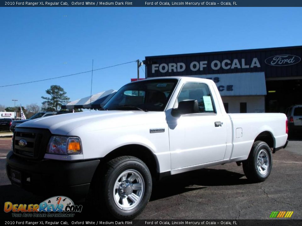 2010 Ford Ranger XL Regular Cab Oxford White / Medium Dark Flint Photo #1