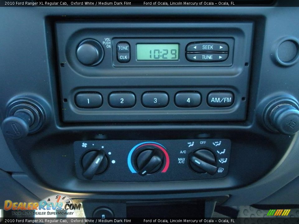 2010 Ford Ranger XL Regular Cab Oxford White / Medium Dark Flint Photo #5